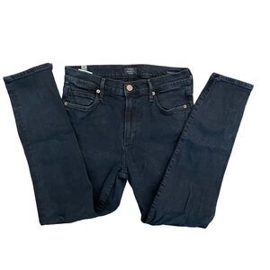 Citizens of Humanity Rocket Crop Highrise Skinny Crop Black Women's 28